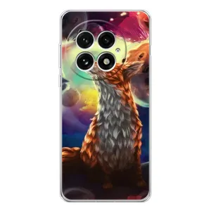 Чехлы с картинкой Лисички для OnePlus 13 (VPrint) (Лисица в космосе)