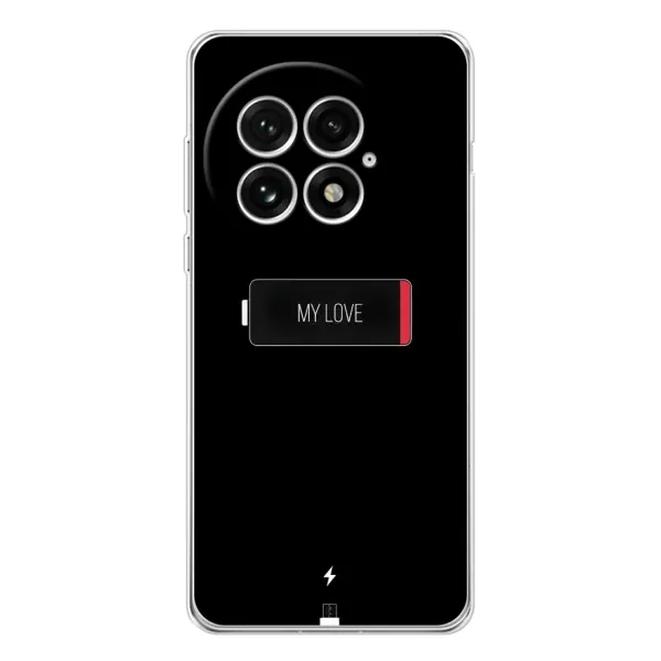 Чехол с принтом «Love battery» для OnePlus 13