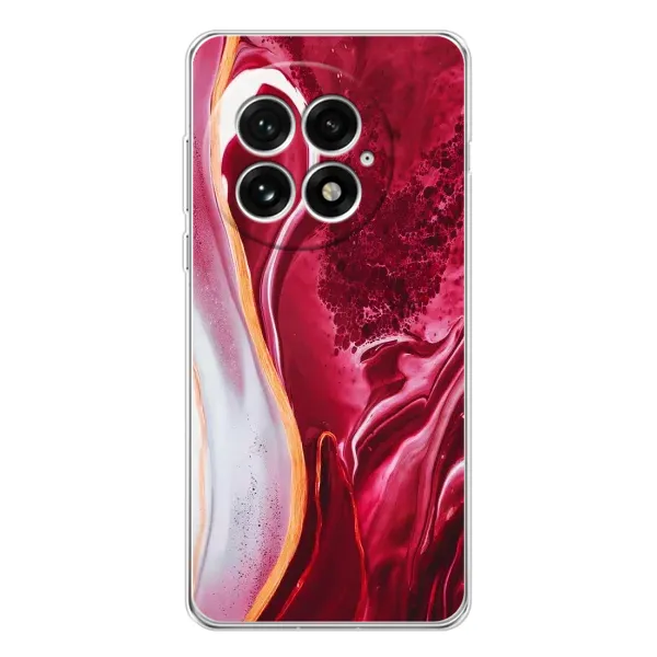 Чохол з принтом «Мрамор червоний» для OnePlus 13