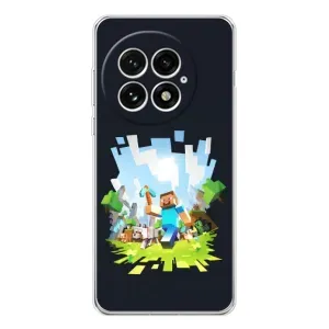 Чохол Майнкрафт на OnePlus 13 (AlphaPrint) Minecraft (персонажі Minecraft)