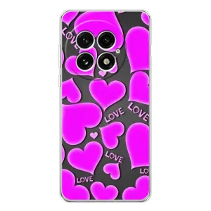 Чехлы для любимой на ВанПлас 13 (VPrint) (Pink hearts)