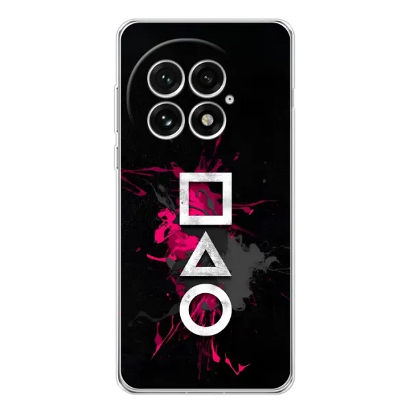Чехол с принтом «Символы Игра кальмара» для OnePlus 13