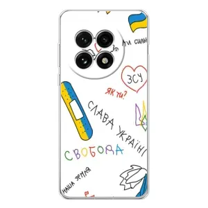 Чехлы Доброго вечора, ми за України для ВанПлас 13 (AlphaPrint) (Стикер)
