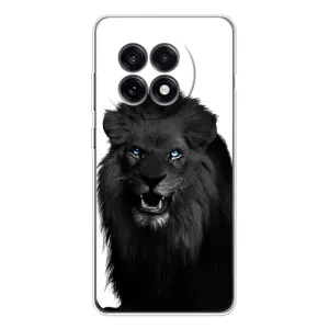 Чехлы с картинками животных OnePlus 13R (Черный ЛЕВ)