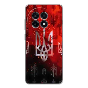Украинские Чехлы для OnePlus 13R с картинкой УПА (AlphaPrint) (ГЕРБ УПА)
