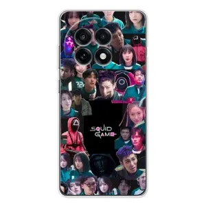 Чохол Гра в кальмара для OnePlus 13R (Колаж Гра кальмара)