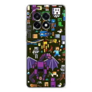 Чохол Майнкрафт на OnePlus 13R (AlphaPrint) Minecraft (Колаж Майнкрафт)