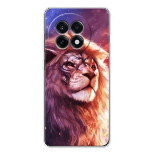 Чехол со Львом для OnePlus 13R (VPrint) (Красочный Лев)