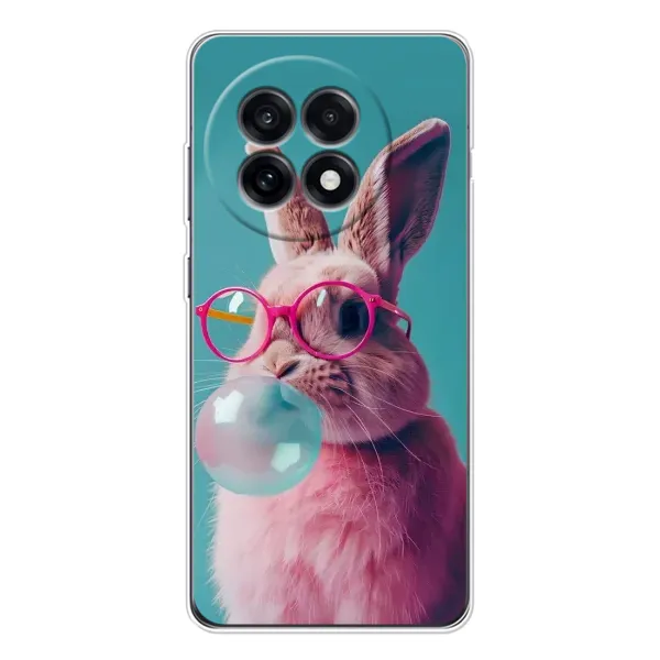 Чехол с принтом «Кролик в очках» для OnePlus 13R