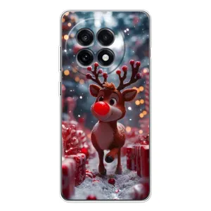 Яскравий чохол для OnePlus 13R з Зимові Оленята (Олень серед подарунків)