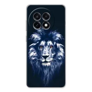 Чехол со Львом для OnePlus 13R (VPrint) (Синий Лев)