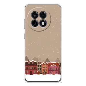 Новорічні, Святкові Чохли для OnePlus 13R - 2024 год (Зимове місто)
