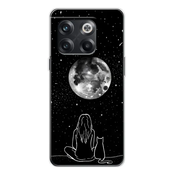 Чехол с принтом «Девушка с котом» для OnePlus 13s