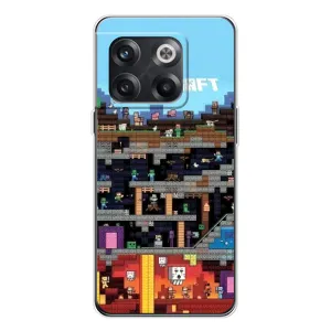 Чехол Майнкрафт на OnePlus 13s (AlphaPrint) Minecraft (фон Minecraft)