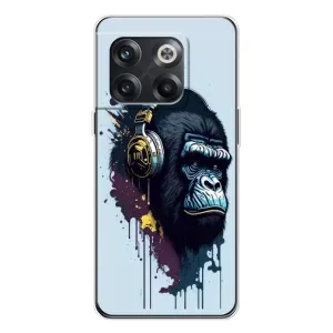 Чехол с Обезьянами OnePlus 13s - (AlphaPrint) (Горилла в наушниках)