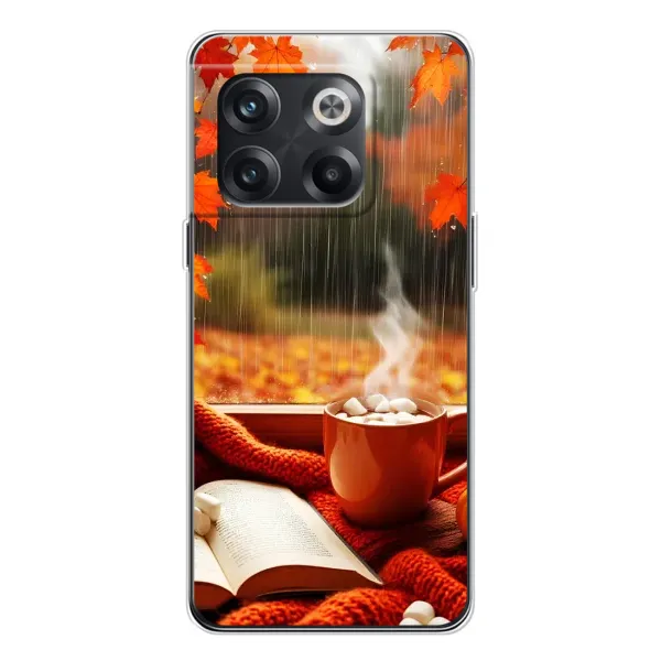 Чехол с принтом «Кофе и дождь» для OnePlus 13s