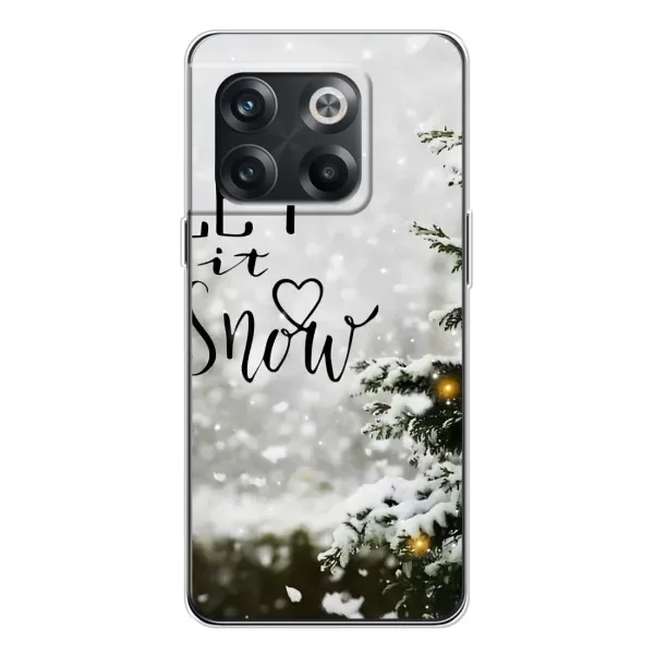 Чехол с принтом «Let it snow» для OnePlus 13s Чехол с принтом «Let it snow» для OnePlus 13s