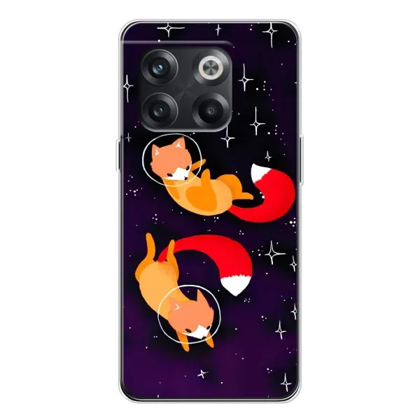 Чехол с принтом «Лисички космонавты» для OnePlus 13s