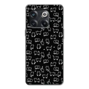 Чехол с принтом для OnePlus 13s (AlphaPrint) Модные коты (Меленькие котики)