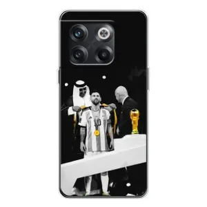 Чехлы для OnePlus 13s (Leo чемпион) (AlphaPrint) (Месси в накидке)