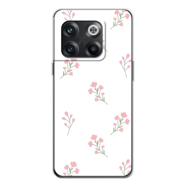 Чохол з принтом «Рожеві квіти» для OnePlus 13s