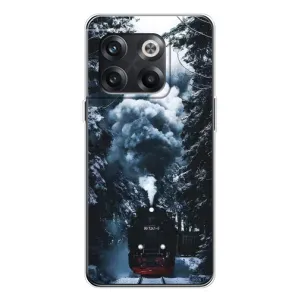 Новогодние, Праздничные Чехлы для OnePlus 13s - 2024 год (Зимний поезд)