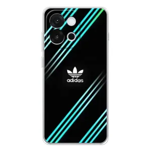 Чохли Адидас для OnePlus 13T (AlphaPrint) (Адідас з полосами)