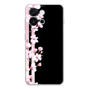 Чохол для 13Т - з принтом (Дизайнерські) (AlphaPrint) (Квіточки)