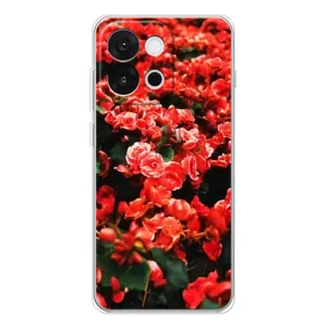 Чохли з квітами для OnePlus 13T (VPrint) (Квіти червоні)
