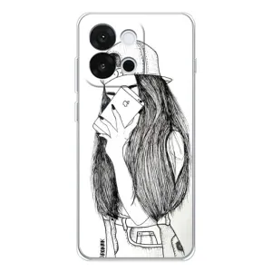 Чохол з друком для OnePlus 13T - (Мода) (AlphaPrint) (Фото дівчини)