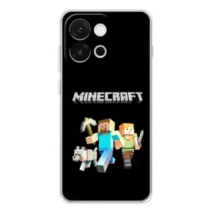 Чохол Майнкрафт на OnePlus 13T (AlphaPrint) Minecraft (герої Minecraft)