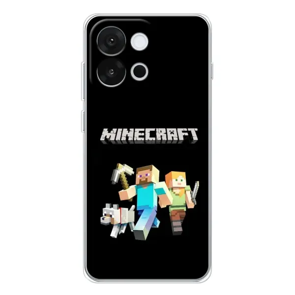 Чехол с принтом «герои Minecraft» для OnePlus 13T
