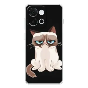 Чохол з принтом для OnePlus 13T (AlphaPrint) Модні коти (Сумний кіт)