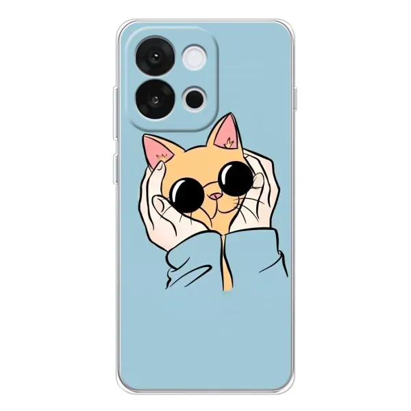 Чехол с принтом «Котик в очках» для OnePlus 13T Чехол с принтом «Котик в очках» для OnePlus 13T