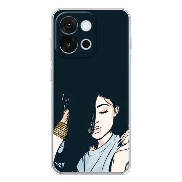 Чехол с принтом «Красивая девочка» для OnePlus 13T