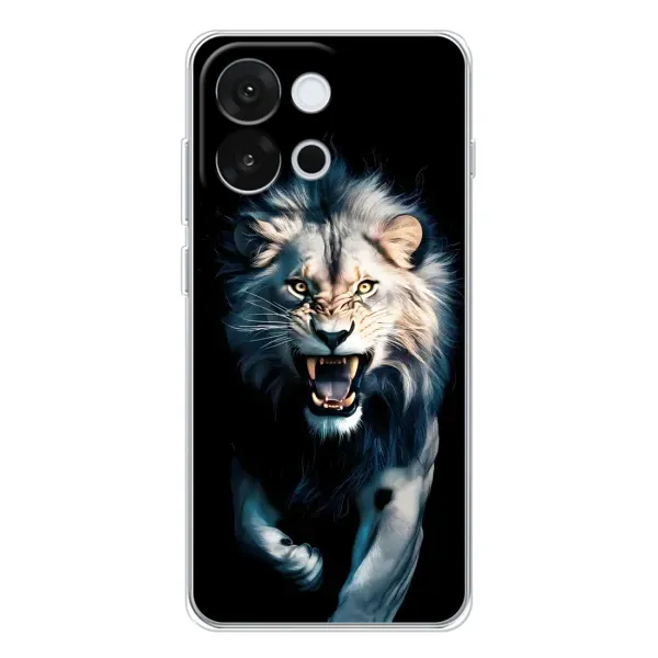 Чехол с принтом «Лев в темноте» для OnePlus 13T