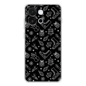 Новорічні, Святкові Чохли для OnePlus 13T - 2024 год (Новорічний фон)