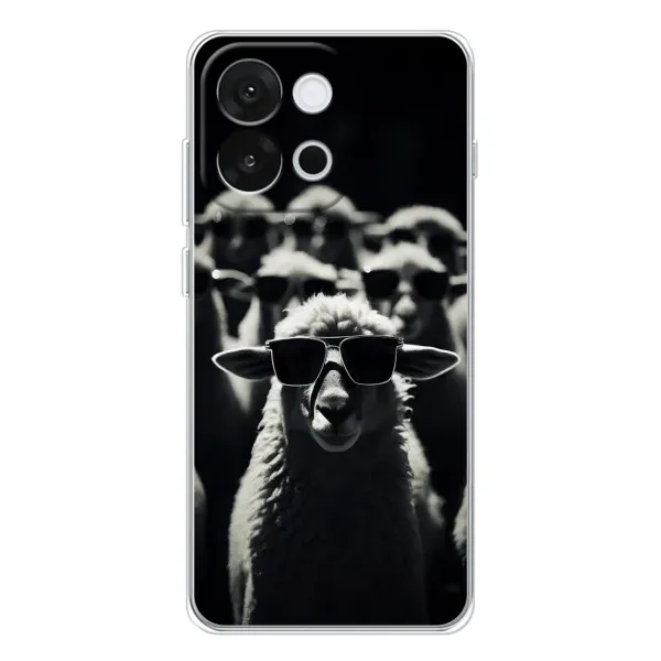 Чехол с принтом «Овечка в очках» для OnePlus 13T