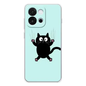 Чохол з принтом для OnePlus 13T (AlphaPrint) Модні коти (Падаючий кіт)