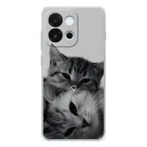 Чехол с рисунком кот на OnePlus 13T (Пара котов)