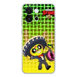 Чехлы Brawl Stars для OnePlus 13T (AlphaPrint) (Поко в самбреро)