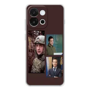 Чохол для OnePlus 13T (AlphaPrint - с принтом Зеленського) (Президент)