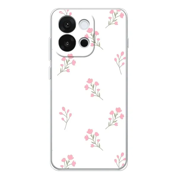 Чохол з принтом «Рожеві квіти» для OnePlus 13T