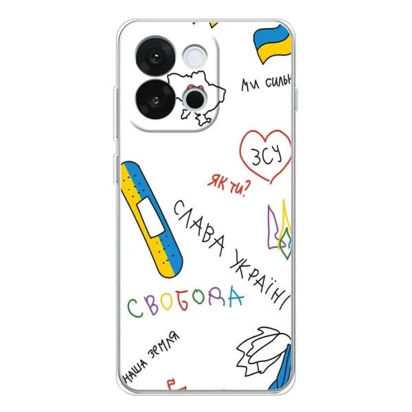 Чехол с принтом «Стикер» для OnePlus 13T