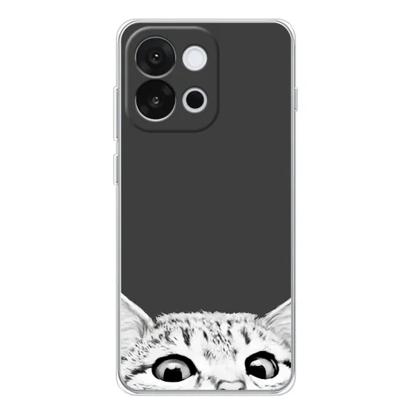 Чехол с принтом «Выглядывает кот» для OnePlus 13T Чехол с принтом «Выглядывает кот» для OnePlus 13T