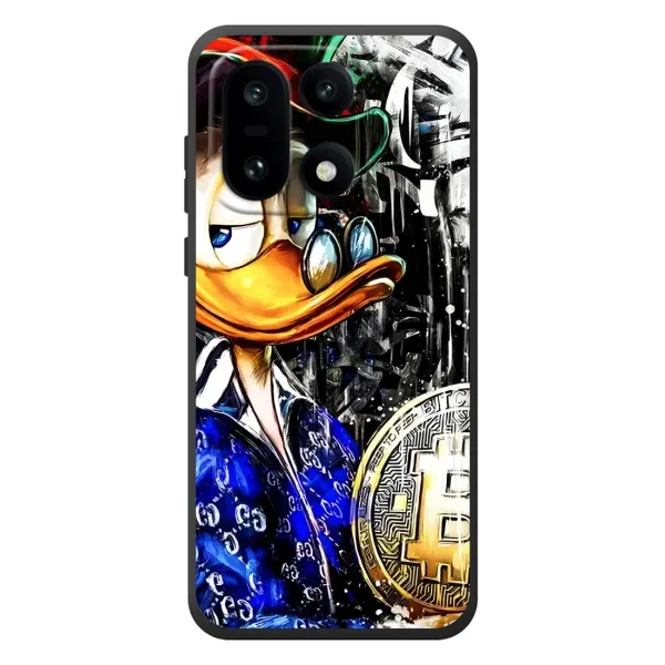 Чехол с принтом «Биткойн Скрудж» для OnePlus 15