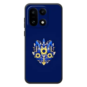 Чохли для OnePlus 15 Укр. Символіка (AlphaPrint) (Квітковий Герб)