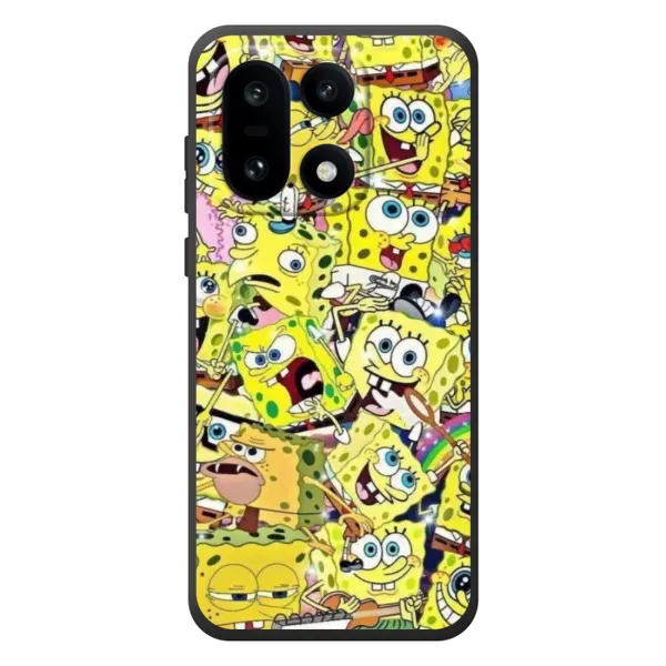 Чехол с принтом «Эмоции Спанч Боба» для OnePlus 15 Чехол с принтом «Эмоции Спанч Боба» для OnePlus 15