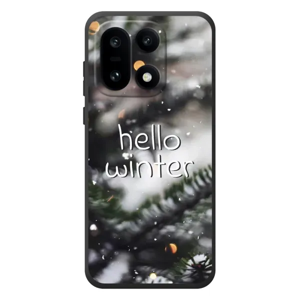 Чехол с принтом «Hello winter» для OnePlus 15