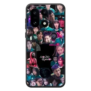Чехол Гра в кальмара для OnePlus 15 (Коллаж Игра кальмара)